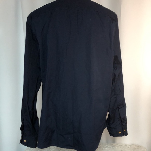 Lauren Ralph Lauren Womans Blouse Navy XL - Picture 5 of 10